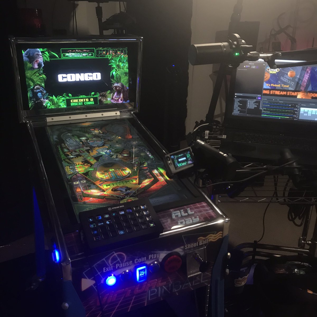 World premiere Congo pup pack live tonight 8pm pacific 10-6 on twitch #virtualpinball #twitch #retrogaming