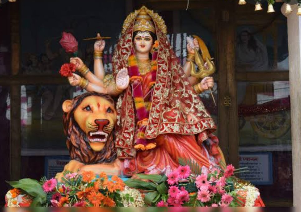 Justice17826805's tweet photo. सर्व मंगल मांगल्ये शिवे सर्वार्थ साधिके। शरण्ये त्र्यम्बके गौरी नारायणी नमोस्तुते।।

सभी को नवरात्रि की बहुत बहुत शुभकामनाएं 🙏❤️😊.
#नवरात्रि_की_हार्दिकशुभकामनाये 
#HappyNavratri https://t.co/L8pab9Fyn6