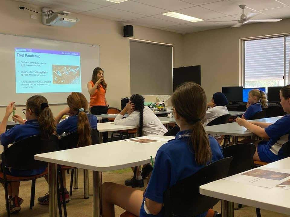 WOSQld's tweet photo. Today five YSAs, a #FlyingScientist and @AkMilroy are in Mount Isa for the Wonder of Science Regional Conference. Here are some photos of the day so far! Winning teams to be announced soon! https://t.co/yN5bZ4FX9L