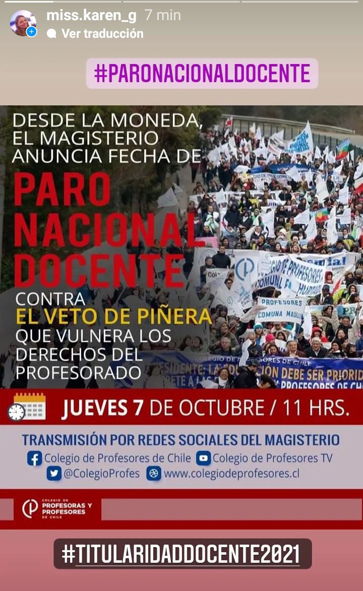 karen_lis's tweet photo. @meganoticiascl @gabrielboric #Faltando 3 días para fuera publicada en el diario oficial el proyecto de ley #TitularidadDocente2021 @sebastianpinera lo veta!!, eso provocará un retraso y generará más incertidumbre a los profesores!
#Piñera #PandoraPapers
#AcusaciónConstitucional https://t.co/bfZukF7IHE