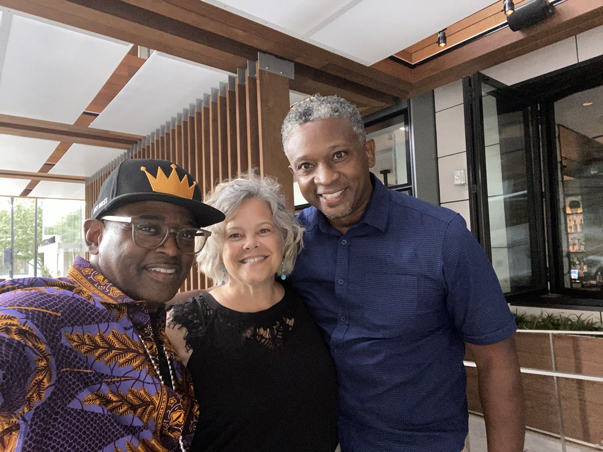 MichaelDeVaul's tweet photo. What’s a birthday celebration without mixing some business with pleasure. Thanks @abbycrogers &amp; @KChopus for helping to celebrate my #60thBirthday🎂

Let’s get that #Richmond trip scheduled. Soul does not have a color. #ArriveOnPurpose #ConsciousLeadership 🗝 https://t.co/Vef2Lapx4y