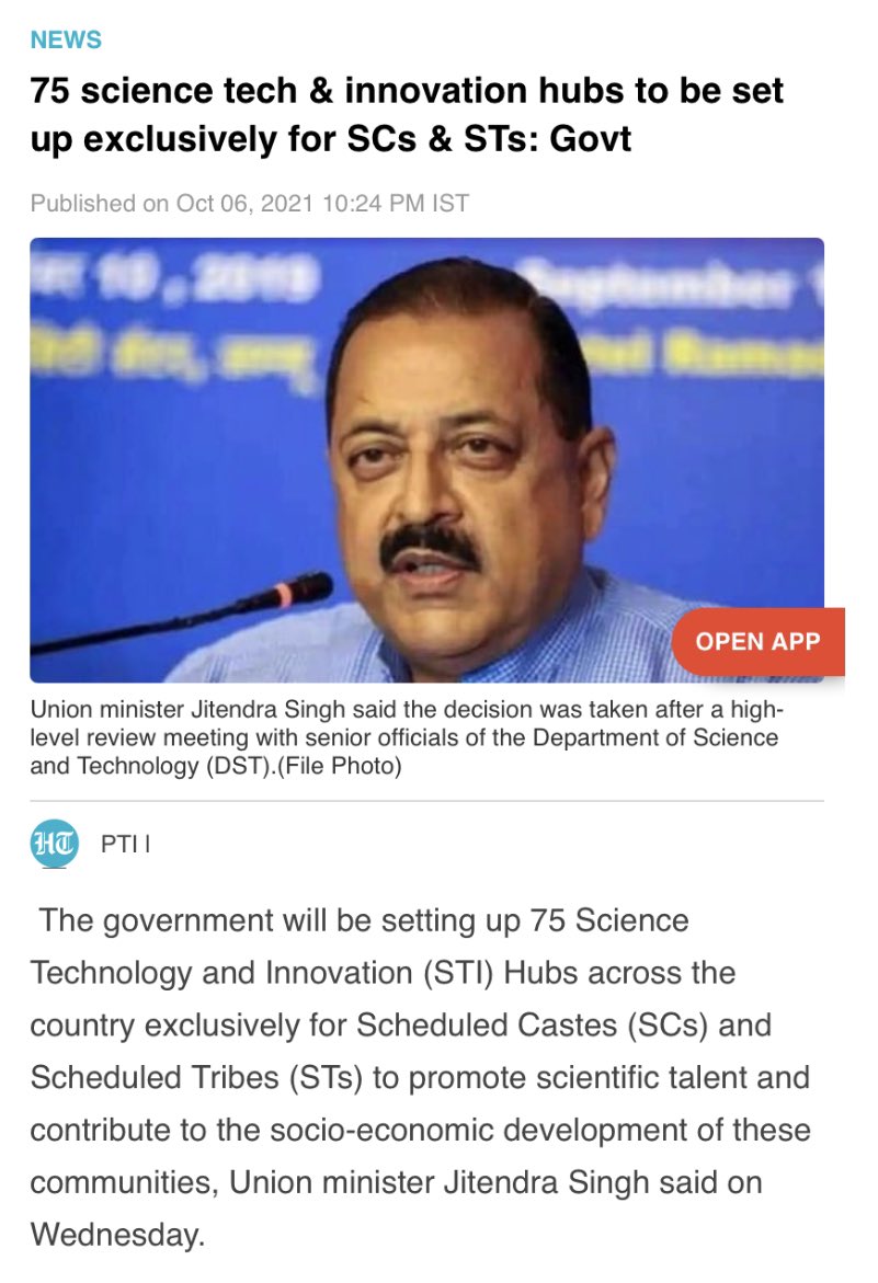 Dr Jitendra Singh tweet media