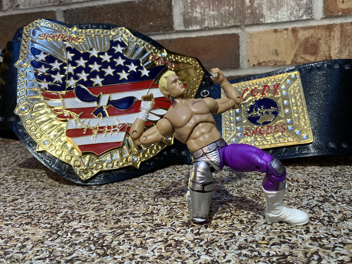 Heelkevin1's tweet photo. The nightmare family championship LIVES! @CodyRhodes @AEW #codyrhodes #aew #AEWDynamite #RhodesToTheTop https://t.co/7vXnTyQL9S