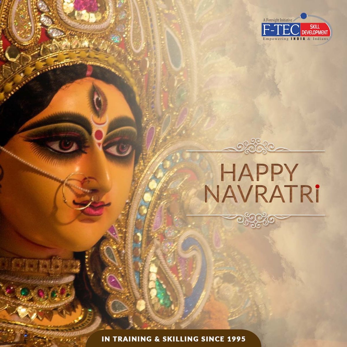 On the auspicious occasion of Navratri, F-TEC wishes everyone good health & prosperity. May the Goddess grace us all with her divine presence & blessings. 
Happy Navratri.

#happynavratri #navratrifestival #navratri2021 #navratrivibes #navratriutsav #navratricelebration