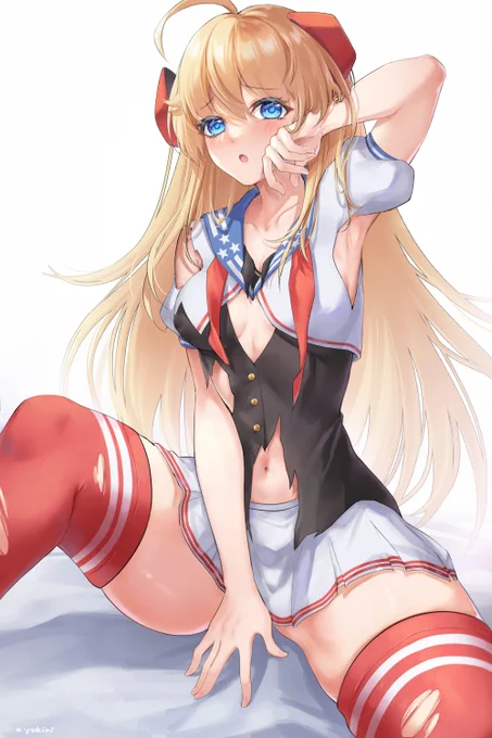 #戦艦少女R  大黄蜂 × 北安普顿  战损ver~ 