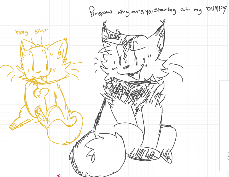 fireual's tweet photo. hello warrior cat fans #warriorcats #firestar #graystripe #firegray https://t.co/bAaC4HQ0mY