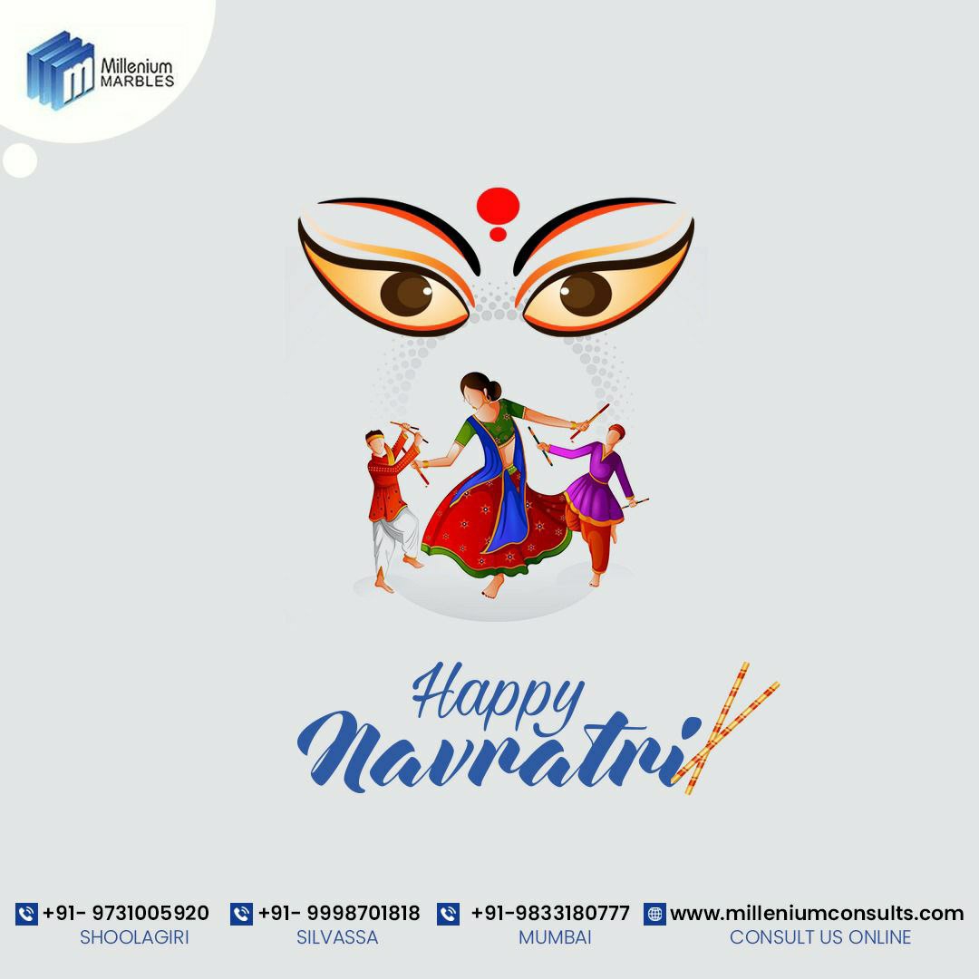 milleniummarble's tweet photo. May the bright colors of Navratri bring into our lives high spirits and positivity.✨ 

Wishing a blessed and cheerful Navratri to you &amp; your family.🙏🏻🤗

#BestAtMillenium #navratri #navratriwishes #maadurga #marble #freemarbleconsultation #importedstone https://t.co/Ngf1hlXq5D