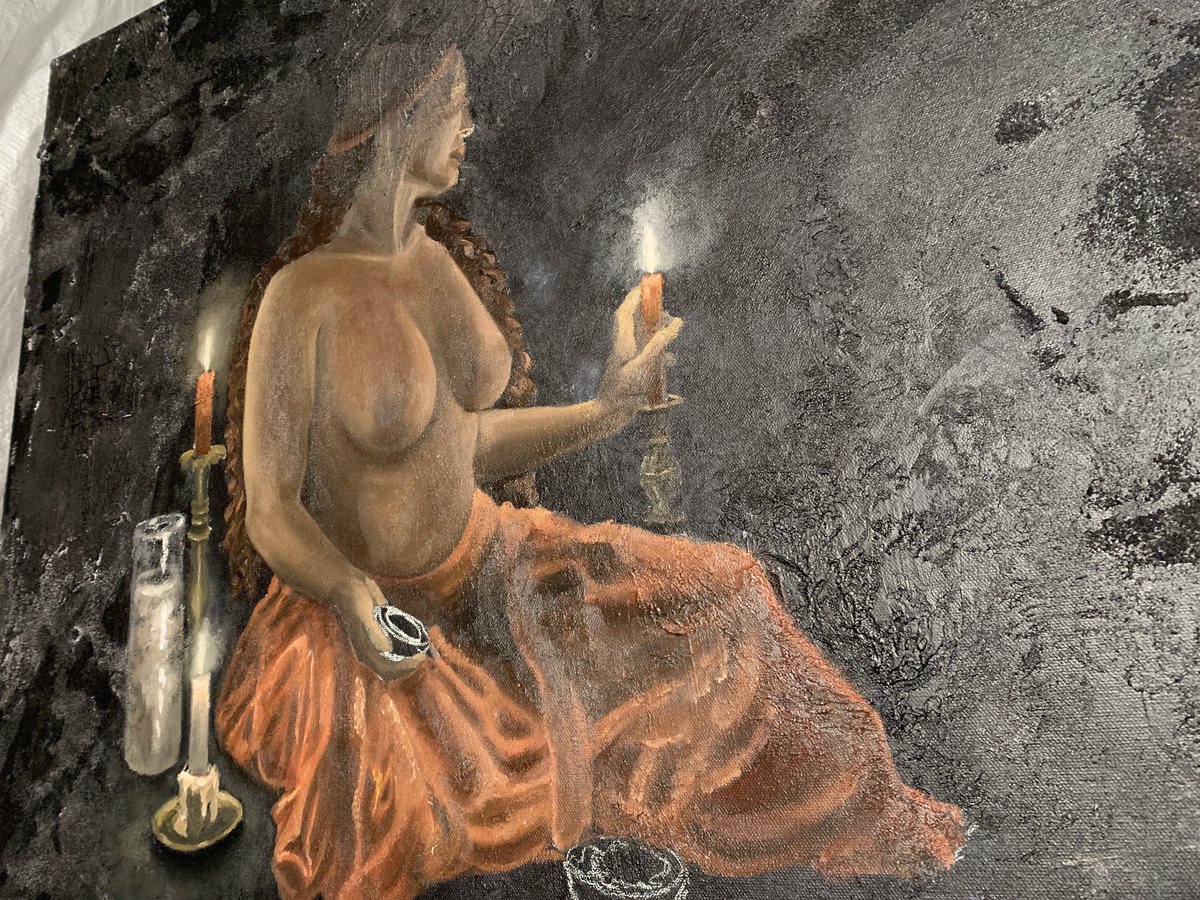 Tonight’s work in progress… can you believe I just started this piece a few hours ago?