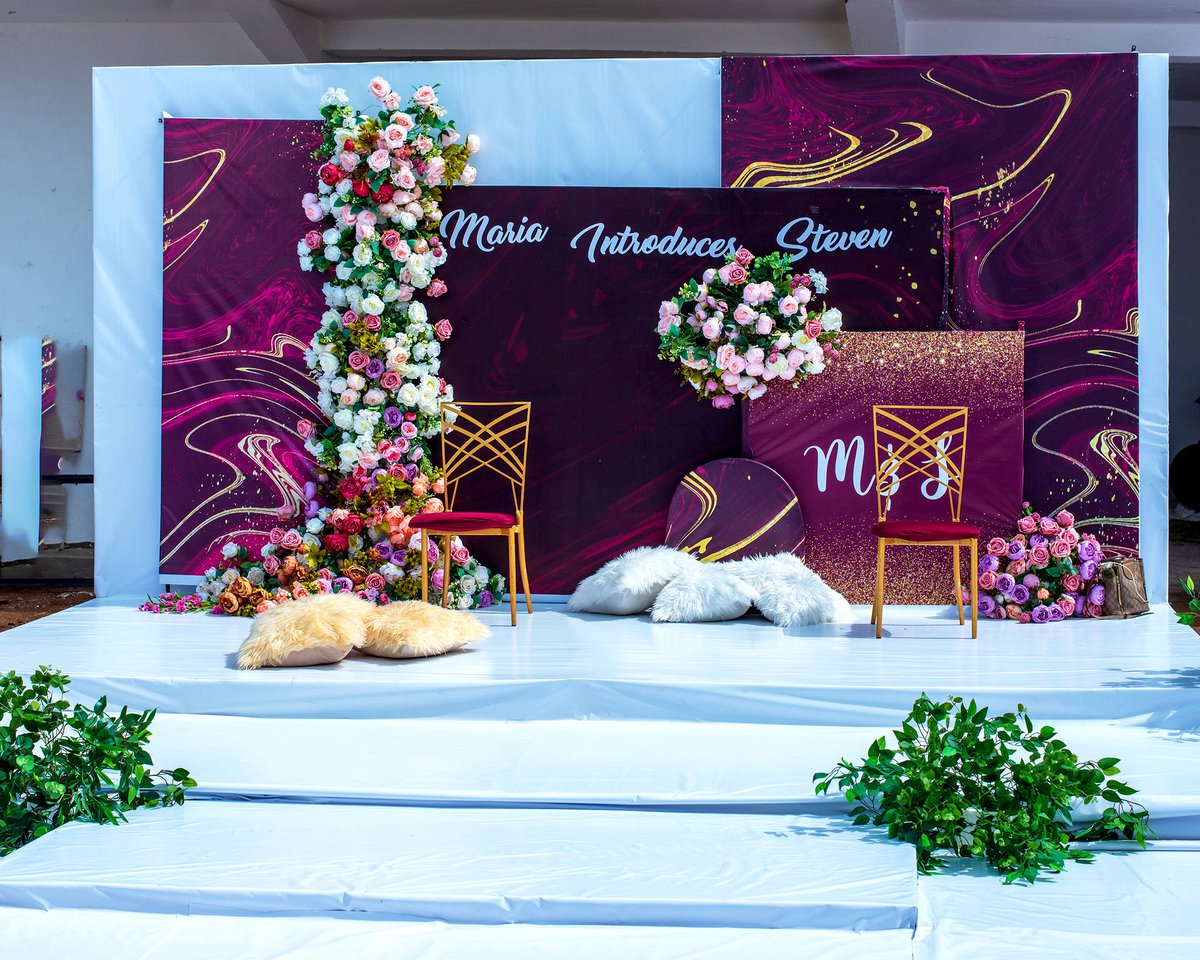 apo_events256's tweet photo. INTRODUCTION 
MARIA introduces STEVEN
#LoveWins #kwanjula #introduction #Trending #Elite #celebrated #Ugandan decoration #decoration #decor https://t.co/RqKe7luK4j