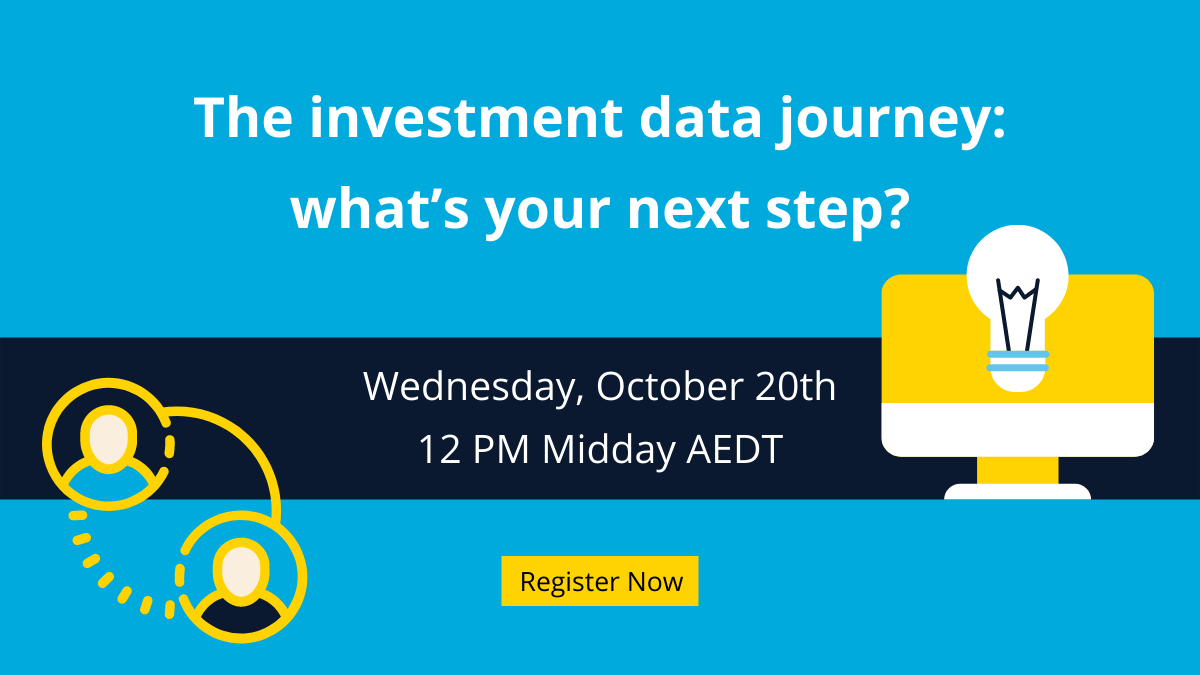 philpietersen's tweet photo. With over 60 years of combined experience, our panel of investment data management experts are here to answer all of your questions. Learn how to more effectively manage investment data at our upcoming webinar. Register here: https://t.co/wxtjsh67ug

#AlphaCert #ESG #esginvesting https://t.co/nQzHExoWDD