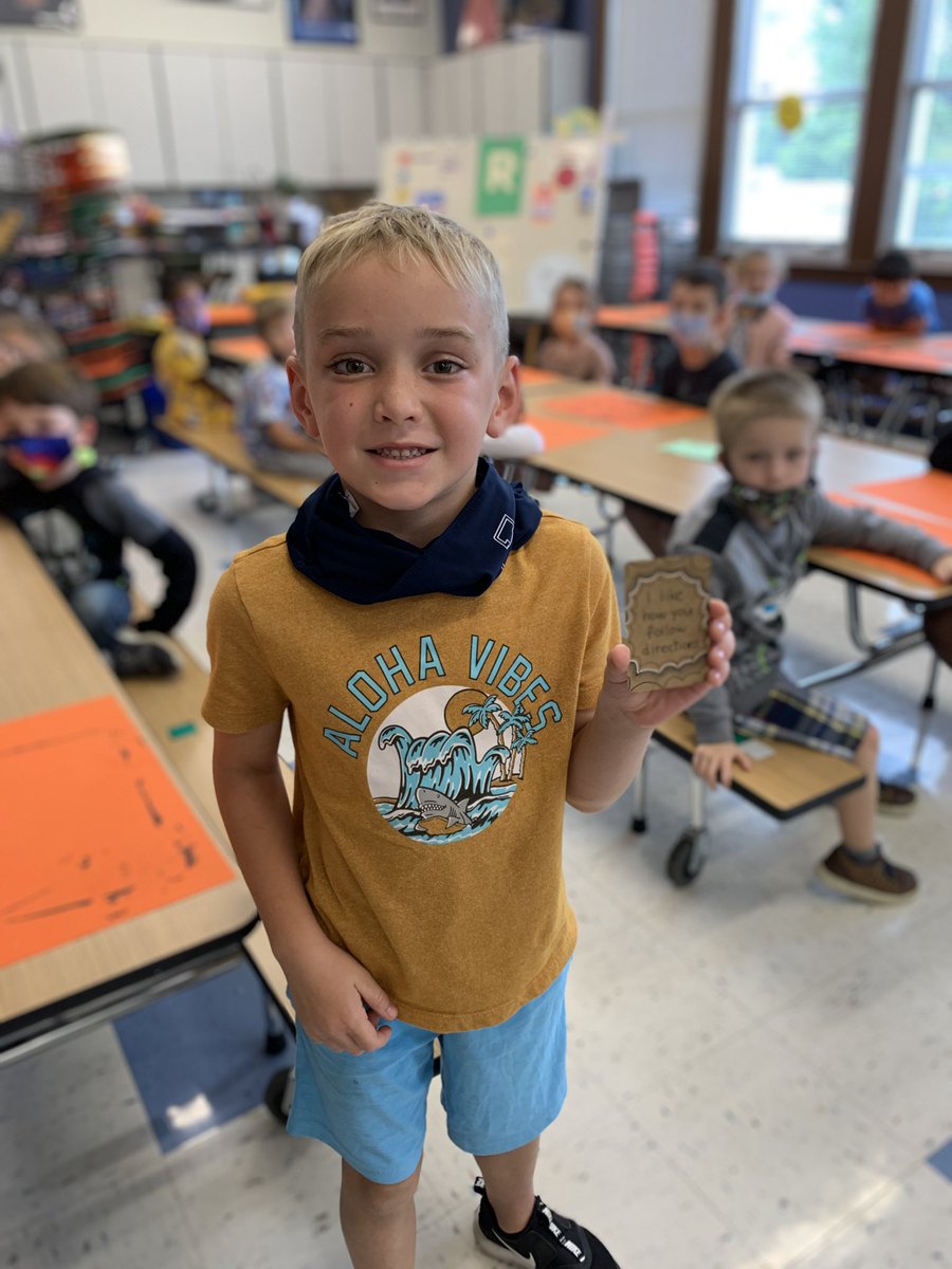 Congratulations to Gaines! He received a *Hot Potato* for standing out in the crowd today by **following directions** in art class!! ~ He can’t hold on to this for too long🔥🥔!! ~ To whom will he pass this hot potato? 🤔 Listen to your teachers <a href="/LPSFranklinElem/">Franklin Elementary</a>!!