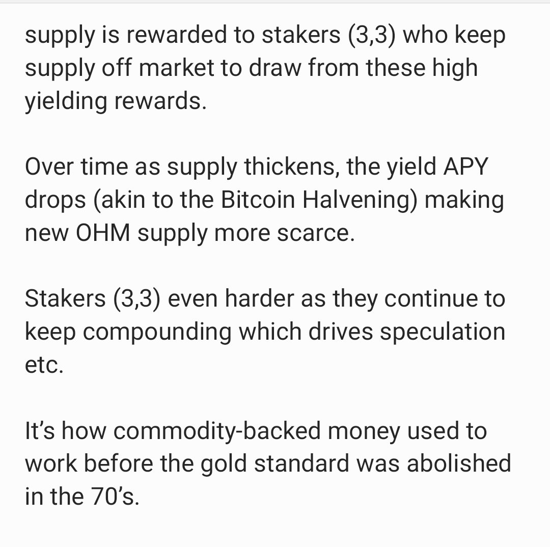 If you're trying to get your head around how $OHM creates its income through bonds this is very succinct IMO