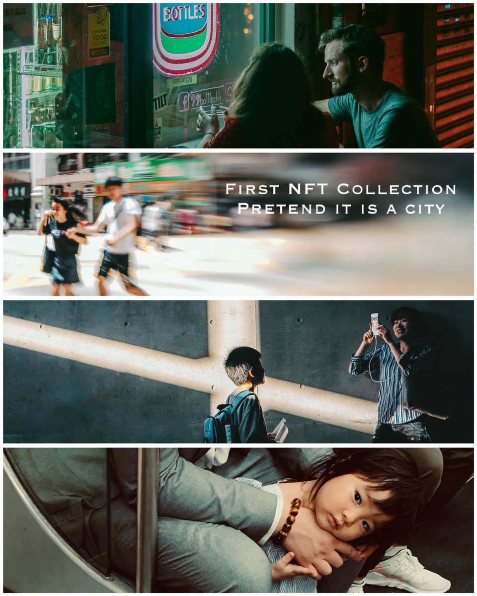 _iristography's tweet photo. My genesis NFT collection - “Pretend it is a city” will go live at @opensea in 24 hours! 🔥
.
I capture fragments of realities so you can decide what the story should be.
.
10 fragments. 10 city stories. Pretend it is a city. There are people doing interesting things. https://t.co/3aBMl0WIF4