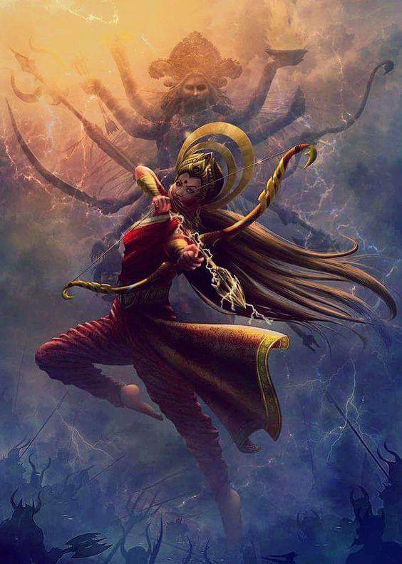 🚩P®athamesh Bhoi®🇮🇳 🅿 on X: Goddess Durga is embodiment of shakti Who has overcome the evils of the world #Navaratri https://t.co/QnyshpBtCw / X