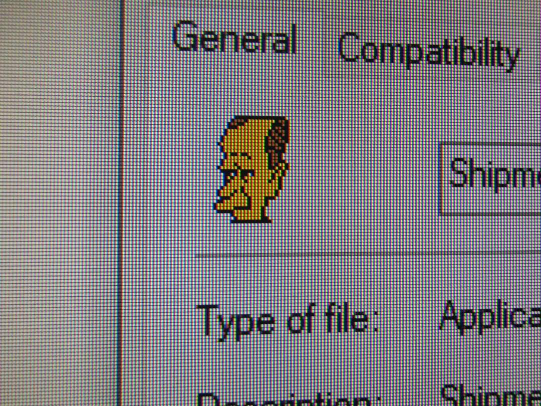 SOSIntel's tweet photo. Most malware sample EXE icons are boring. This one isn't. #malwareart https://t.co/q4S33lVPbT