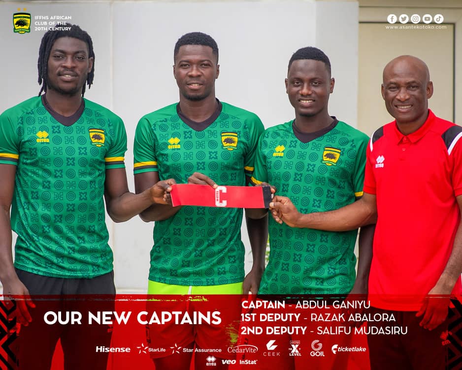 AbraduE's tweet photo. Our new #Captains
Am happy to see @muda_salifu3 as a deputy also the determination ND affection this guy use to play wen he wears the shirt is lovely to watch #Mudaserious
All the best in ur era guys continue ur goodworks #Porcupines https://t.co/SLbL485dLX