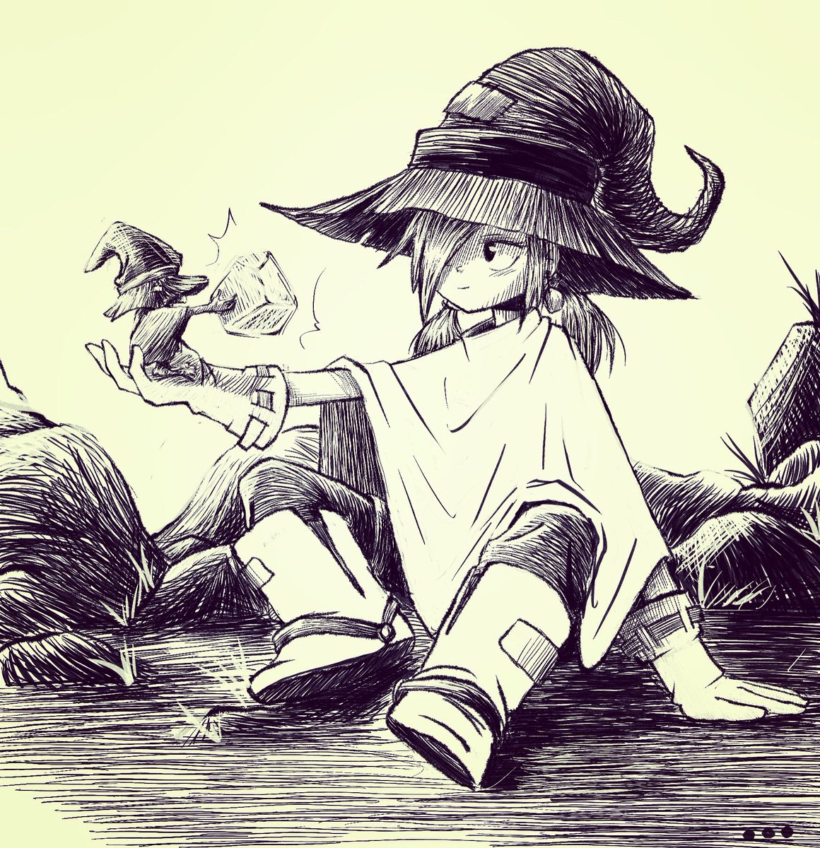 ginconnu's tweet image. #inktober2021 #inktober #ink