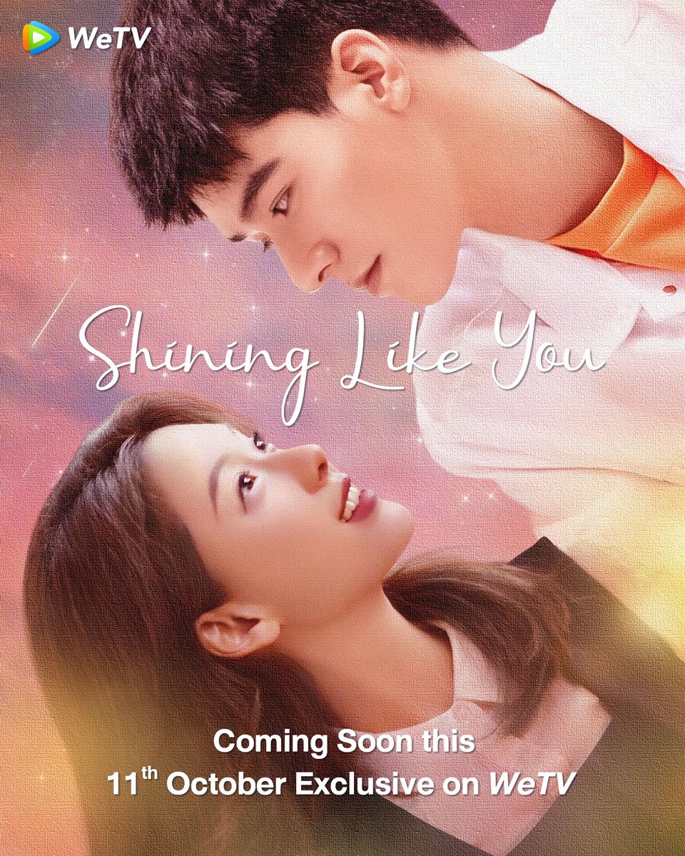 WeTVPhilippines's tweet photo. Can I be the one who holds your hand as you reach your dreams?🥰👋🏻

#ShiningLikeYou, starring #WangZiXuan #GongJun, is coming this October 11 exclusively on WeTV 👉   https://t.co/ei1cfos1sq

#WeTVPinas 
#WeTVAlwaysG
#WeTVAlwaysMore https://t.co/EzkETUXK9O