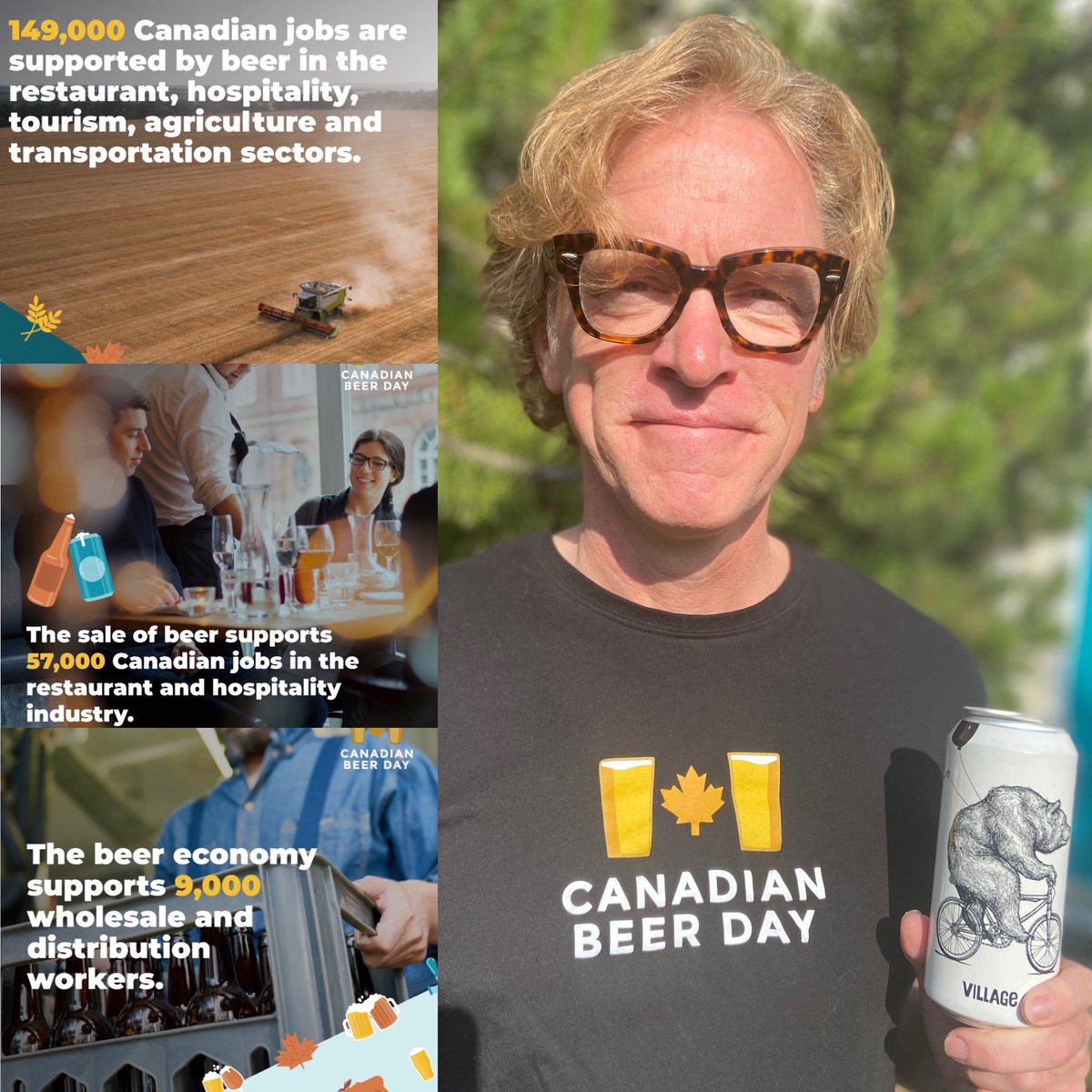 fraserabbottyy1's tweet photo. It’s Canadian Beer Day today. Cheers to the farmers, the brewers, the distributors & the servers of the many tasty brews that we enjoy in Canada which help employ so many great people. #CdnBeerDay #CheersAgain @BeerCanada @AlbertaBarley @AltaBrewers @RestaurantsCA #LetsGoForABeer https://t.co/xLolKCLXOR