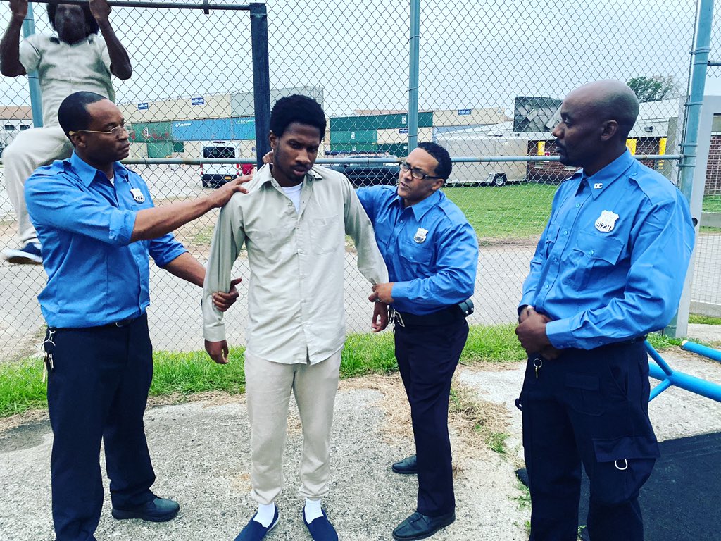 Carlducena's tweet photo. Actor @CarlDucena #OnSet in #NewYorkCity w/ Amazing Fellow Actors.
Filming a lock up/ and a take down scene in the yard. w/ Kareem Sheilds and @labelnyc_ - OWN THE ROOM BABY OWN IT !!!!
it’s NORMAL TO BE FIT®…. God is Wonderful. - 🙏🏼🌟🎬 - #NORMALTOBEFIT #OWNTHEROOMENT #Iron https://t.co/fRA5EpRrvs