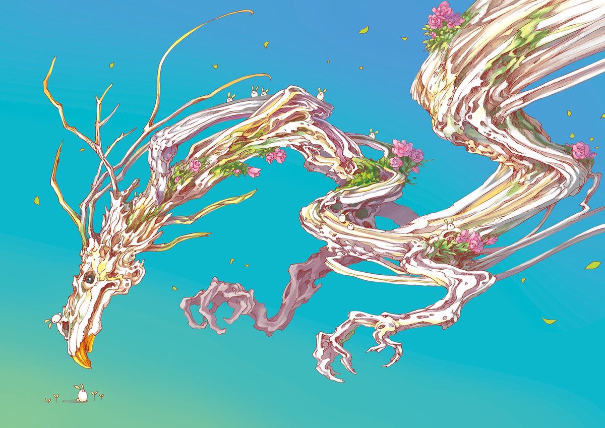 「#青で繋がるみんなの輪 」|岩瀬由布子 4/11〜16 ZEN展銀座のイラスト