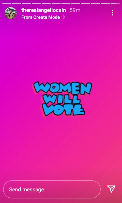 Darnafantastic's tweet photo. Igs of @143redangel
Women will vote
Women will lead
Women will Govern

#LetLeniLead https://t.co/sjMlYCCEg2