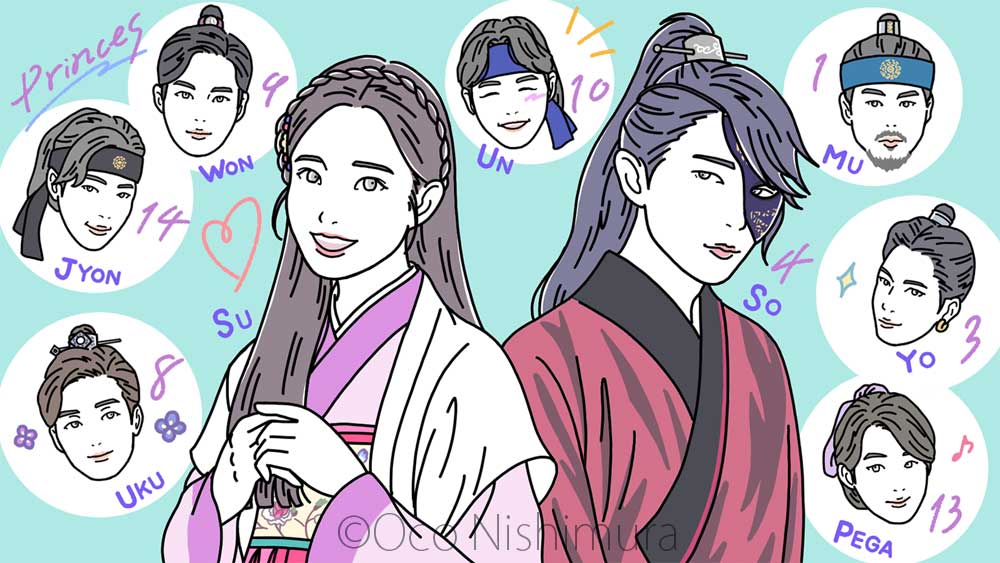 麗 花萌ゆる8人の皇子たち のイラスト マンガ作品 1 件 Twoucan