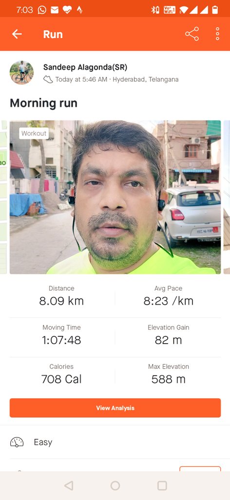 trs_sandy's tweet photo. #running #nike #hyderabadrunnersclub
#stayfit #miband4
#weekdaysrun https://t.co/Nsv2Erjroh