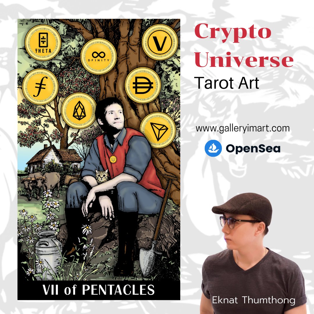 EknatStudio's tweet photo. Tarot art 
#NFT https://t.co/gnlEtkv3xR