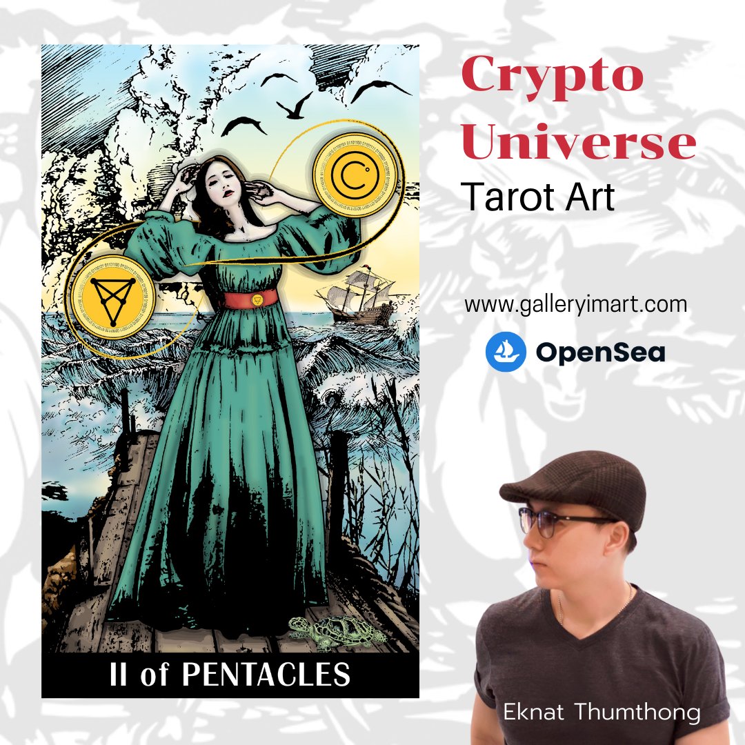 EknatStudio's tweet photo. Tarot art 
#NFT https://t.co/gnlEtkv3xR