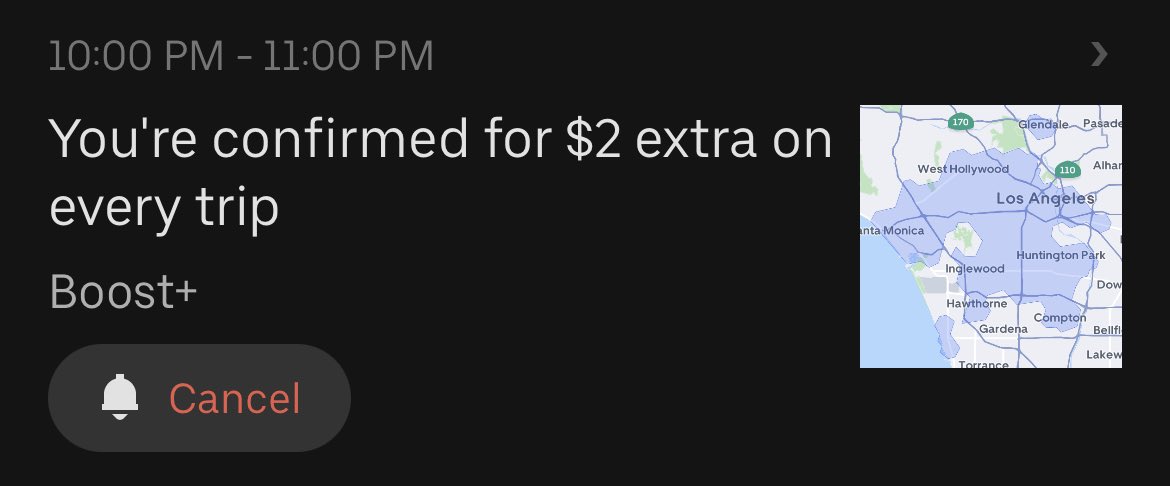 collierwhite's tweet image. Uber’s bonuses are BOLD how they give you “extra cash” to pick up in Beverly Hills but not Black Beverly Hills (Baldwin Park is the hole), more money for Santa Monica (76% white) than for Bellflower (68% non-white). Crazy too big to fail… #bitethehand
