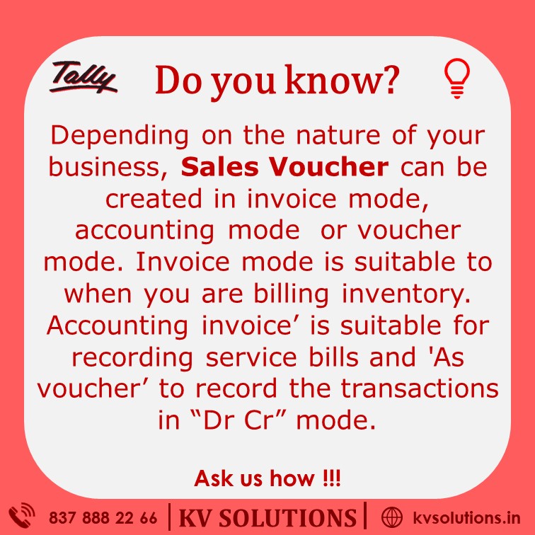 kvsolutions2's tweet photo. Do you know?

#knowingTally #Tally #TallyPrime #einvoice #Tallylicense #tallyservices #kvsolutions #tallyinvasai #accounting #accountingsoftware #gst #business #erp #vasailocal #startups #SME #smallbusiness

Business page: https://t.co/vUM3pu5DQy https://t.co/mNFUMghumR