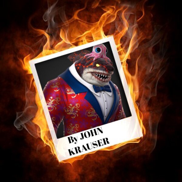 KrauserJohn's tweet photo. If there's an OG we had been waiting for after @DegenApeAcademy then the wait is over ! @RogueSharkTank is HERE! This is the SHARK that I love! So I put it inside the fiyaaah that it truly is LOL! #RSCRaffle The art is gonna blow every floorprice on @SolanartNFT rn!mint - Oct 9! https://t.co/hbNPetqHyl
