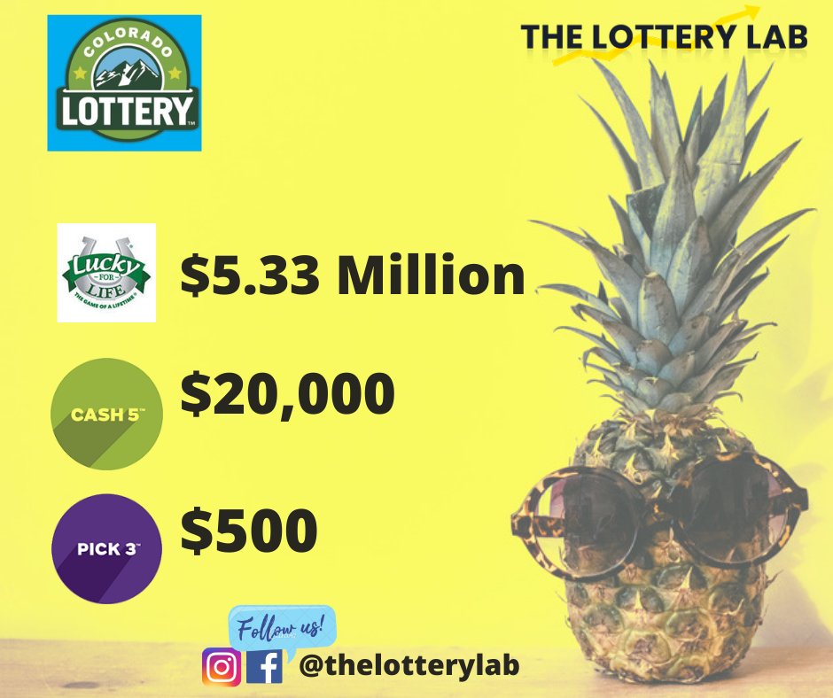 Colorado's Favorite lottery games!
Click here for more information > https://t.co/jRsWdOSwk5

#thelotterylab #lotto #jackpot #win #usa #usalotteries #lottery #megamillions #powerball #vibe #numbers #colorado #tools #money https://t.co/4Ggl1c66ym