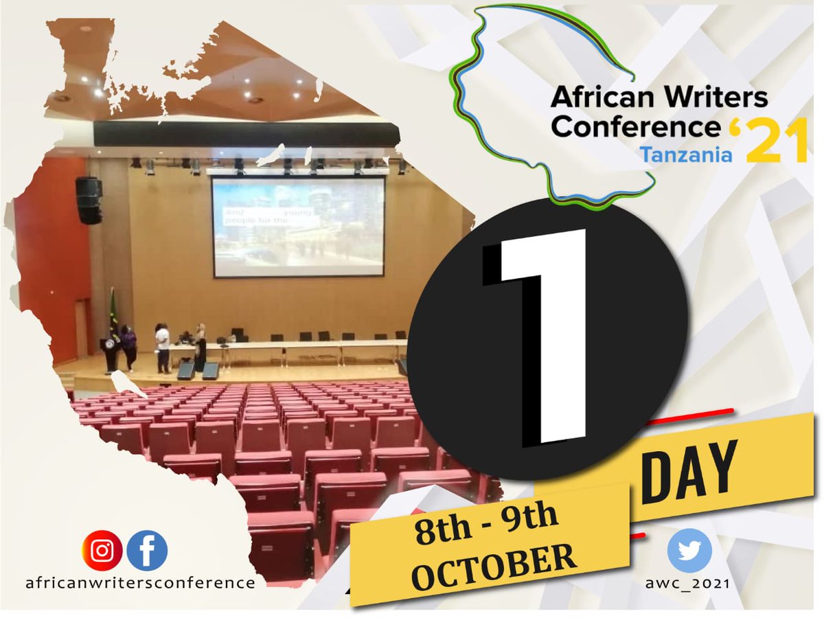 south_writers's tweet photo. One more to go... One mooore to go. Are you as stoked as we are? The @AWC_2021 is just a day away. @WSA_Tanzania being the proud hosts. See you there, if you're going to be part of this historical weekend. https://t.co/VGIfYIo7dB