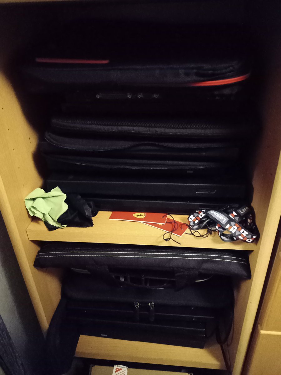 Tom_ZR_Race's tweet photo. It's #ThinkPadThursday and today I show you how part of my collection is stored - kinda #ThinkStack :) How do you keep your #ThinkPad? Is there a special place to put them?
@LenovoThinkPad @LenovoIN
#LenovoIN https://t.co/tSq3mDEQCw