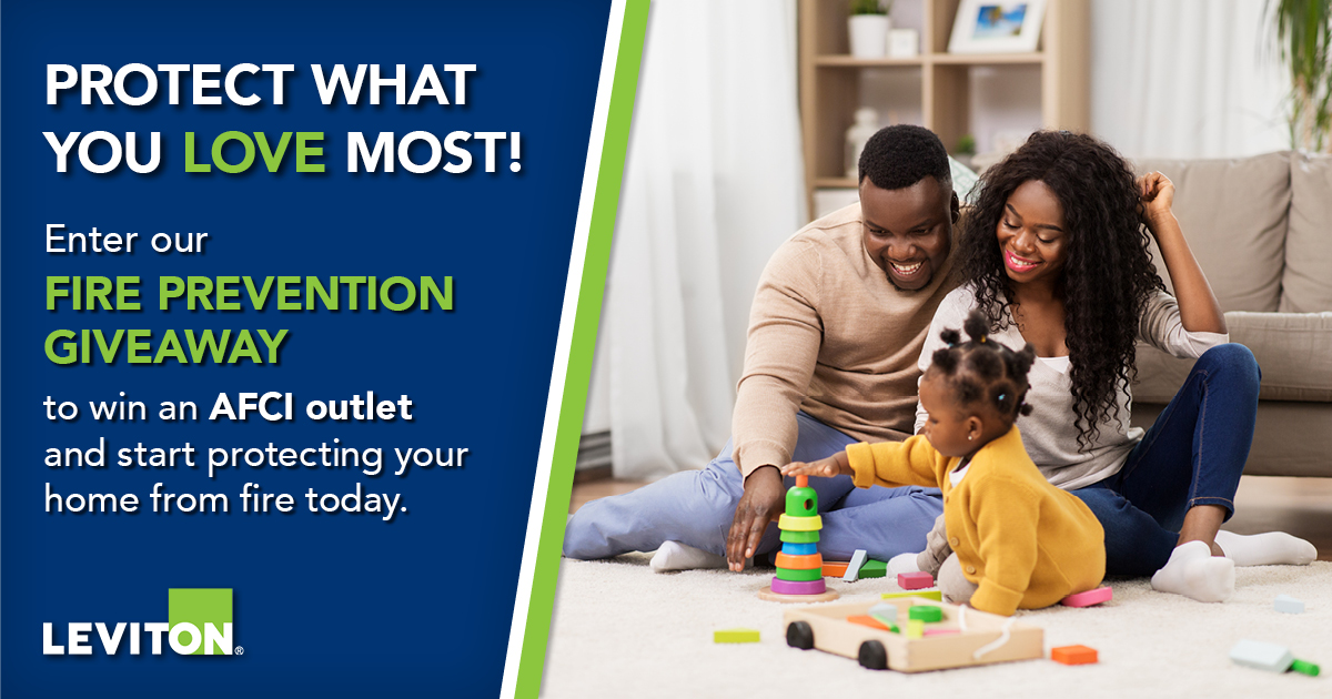 DannyLipford's tweet photo. Protect your home from common electrical fires 🔥 with an arc-fault circuit interrupter from @Leviton. Today's Homeowner is giving away 20 AFCI outlets EVERY day through Oct. 10, 2021. Enter here: https://t.co/KOswAkm96s
#todayshomeowner #homeimprovement #sweepstakes #giveaway https://t.co/La5z3Ix8hM