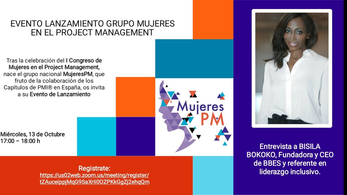 📢No te pierdas a <a href="/BisilaBokoko/">Bisila Bokoko</a> el próximo 13 de Octubre. Nos acompaña en una ocasión muy especial:  nuestro evento de lanzamiento 🔝🔝🔝

Puedes inscribirte ya ⤵️
us02web.zoom.us/meeting/regist…