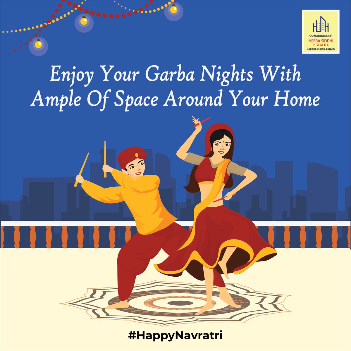 HeeraSiddhi's tweet photo. Gated community with 24x7 security and ample open space you need, especially for your Garba Nights.

Visit our site: https://t.co/mUCZViFV4K
Contact us : 7620440000 / 02227464512

#navratri2021 #NavratriSpecial #Garba #DurgaPuja2021 #Durga #JaiMatadi #dandiya #maa #MaaDurga https://t.co/Acd7kedIaY