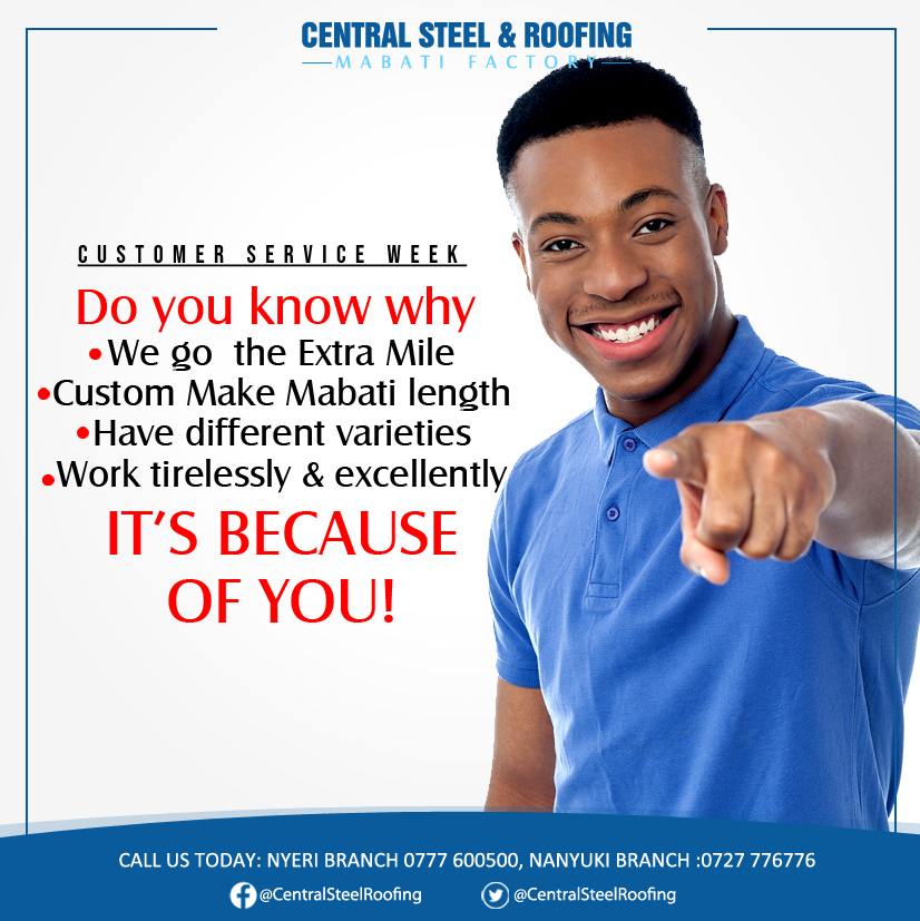 We do what we do because of You.. Thank you for being part of us.

Happy Service week