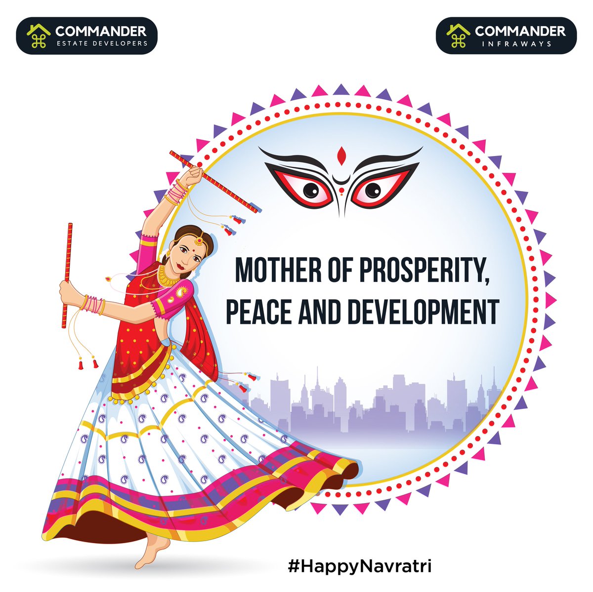 Commandersgroup's tweet photo. Developing huge infrastructure projects with 'Mata ka Aashirwad'. We construct your happy homes for peaceful living.

Visit our site: https://t.co/tdRCmig3Sq
Contact us : 7620440000 / 02227464512

#navratri2021 #NavratriSpecial #DurgaPuja #Durga #JaiMatadi #dandiya #MaaDurga https://t.co/rFW1BA2ENu