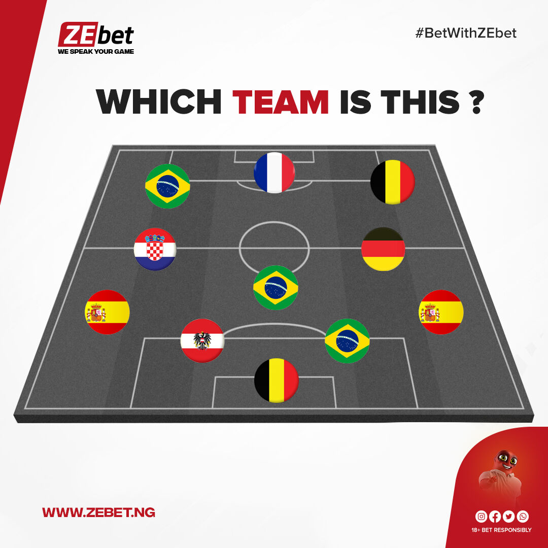 ZEbet Nigeria on X: Football Challenge⁉️ Can you guess what club football  team this is? First 10 correct predictions get ₦500 in betting credit  Good luck.. #WeSpeakYourGame #NationsLeague  / X