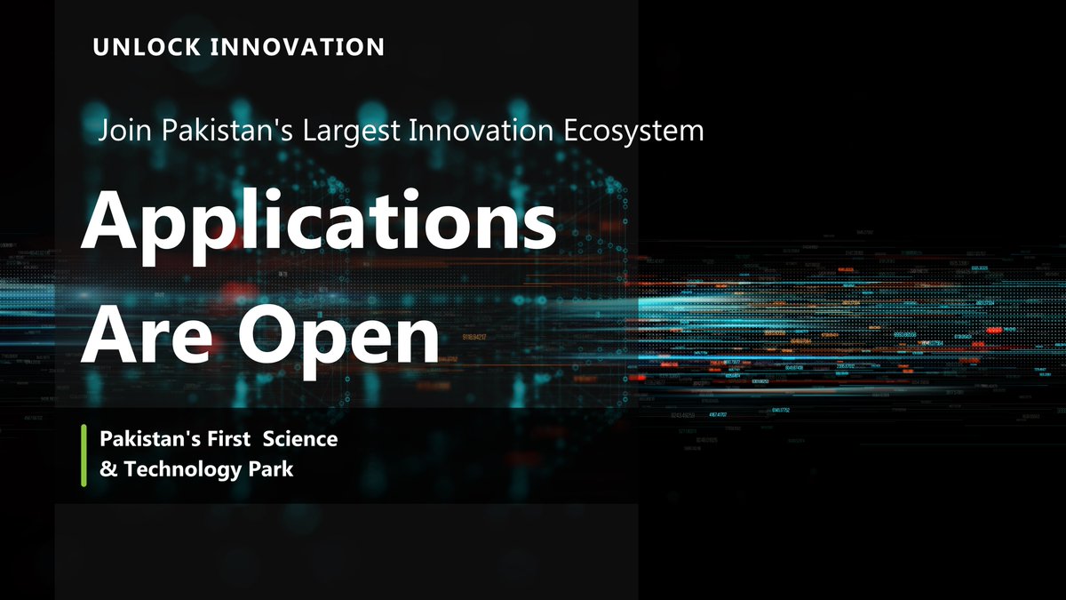 nstpofficial's tweet image. National Science &amp;amp; Technology Park is now accepting applications for its #Cube8 programme.

The incubation program is a 24-month running program and it provides each startup with the right balance to establish themselves as a strong base.
Apple here: nstp.pk/application-fo…
