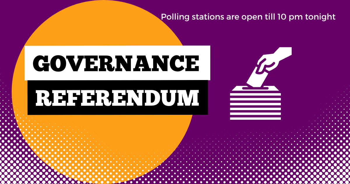 yourcroydon's tweet photo. Polling stations are open! if you need any information about today's governance referendum, visit https://t.co/uvhAXYrxGi. Polling stations are open till 10pm so you've got plenty of time to make your voice heard. https://t.co/mS1cB9O5xG