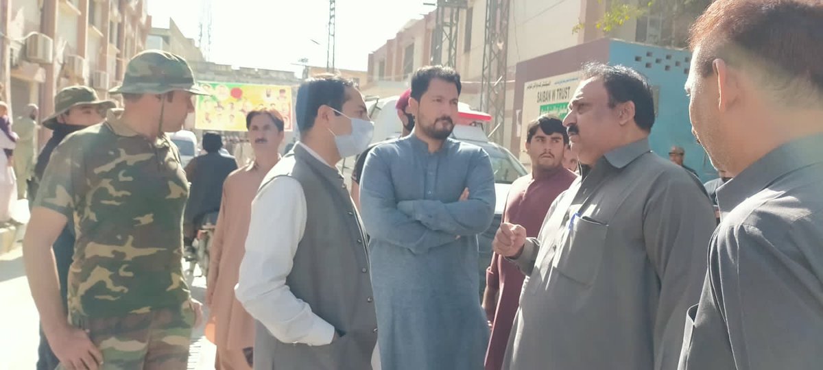 ACCityQta's tweet photo. District Administration lead by ⁦@DcQuetta⁩ visited Sandeman Provincial Hospital in light of #harnaiearthquake. MS and all emergency staff were present and on high alert. https://t.co/GNofIVvJif