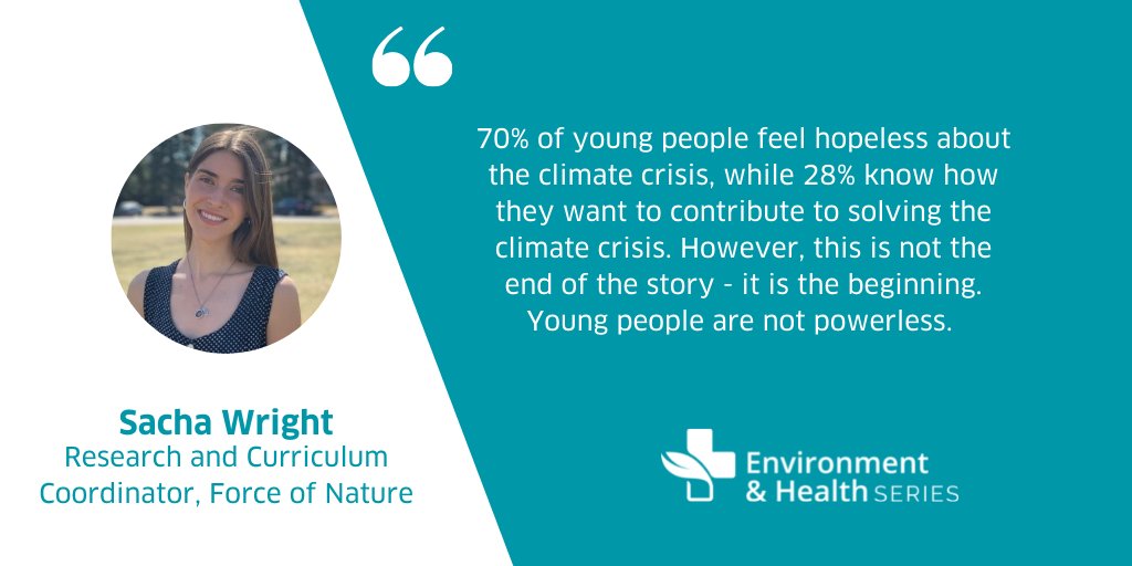"This is not the end of the story - it is the beginning" Empowering words from todays 'Eco-anxiety' webinar by Sacha Wright, Research and Curriculum Coordinator, Force of Nature <a href="/fon_xyz/">Force of Nature</a>