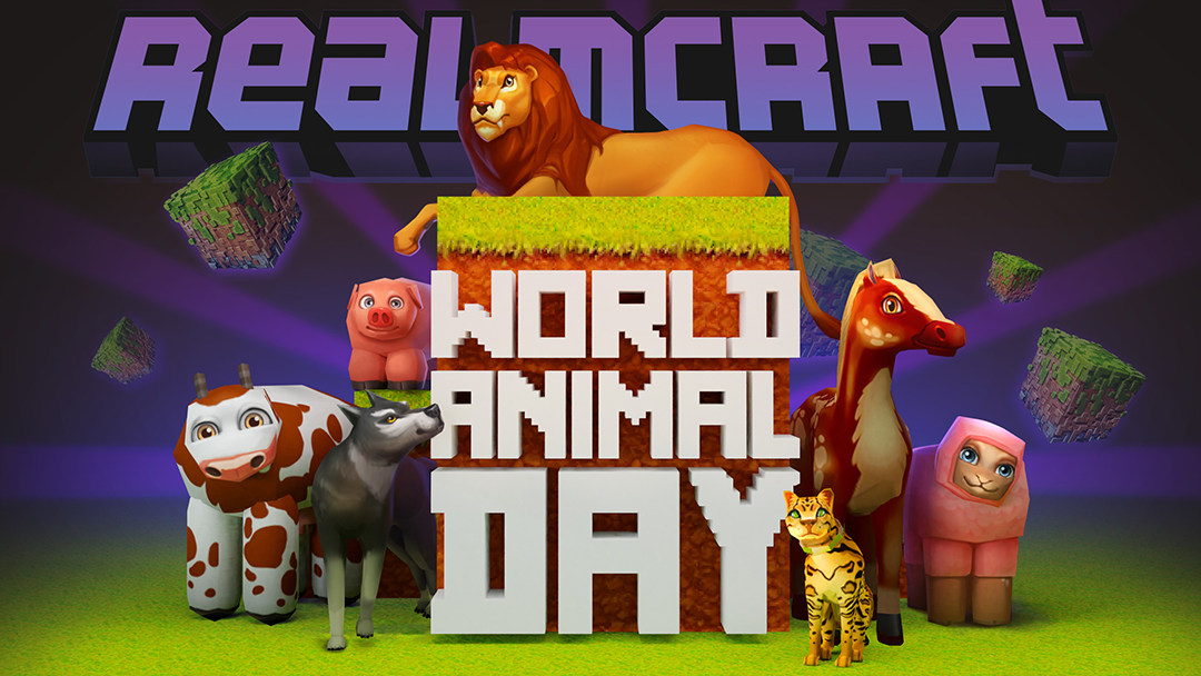 TellurionMobG's tweet photo. Happy belated World Animal Day!😃🦁🐷 🐮
On October, 4 we celebrated this holiday! Don’t forget to feed and tame animals in REALMCRAFT!🥕🥩
Download REALMCRAFT 👇
Android👾 https://t.co/yfGZKSI2DK👾| iOS🍏 https://t.co/msieQuDzT4 🍏
#realmcraft #tellurionmobile #minecraft https://t.co/sd6tIs3HzM