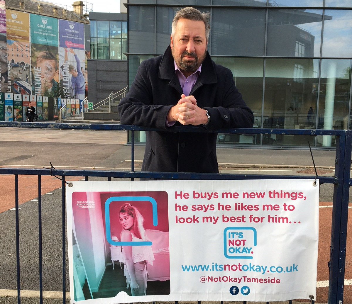 TamesideCouncil's tweet photo. Parents and people who work with children are being urged to look out for signs of exploitation as part of a GM month of action to raise awareness and clampdown on offenders #itsnotokay #trapped #countylines #exploitation #sexualexploitation #CSE
https://t.co/LU0jGD307k https://t.co/1wmJBvIJYc