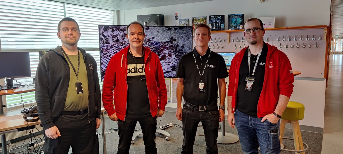 pvesterbacka's tweet photo. Hanging out with the games education team at @centriaamk in Ylivieska. Training the future game makers that we desperately need at our games companies in Finland and the whole #FinestBayArea in order to keep the growth and momentum going. https://t.co/Sd8uYuDpaM