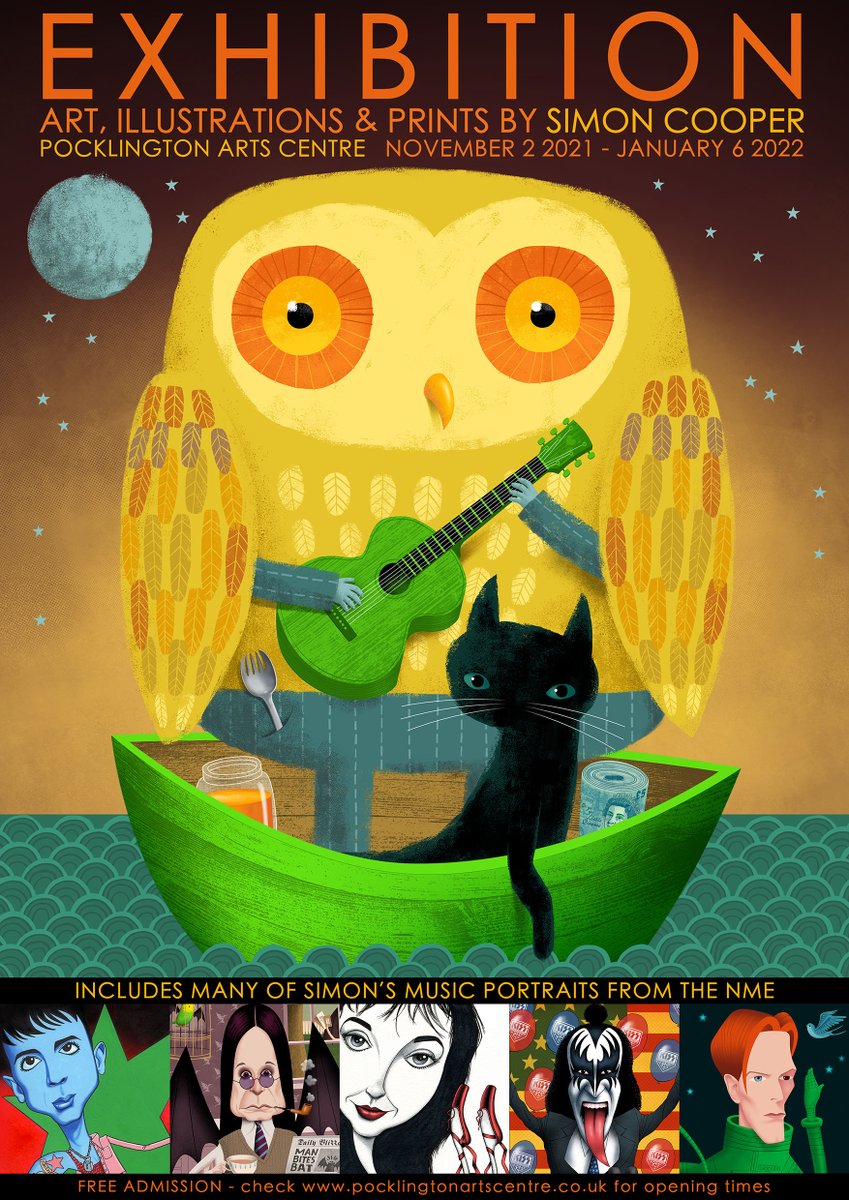 Very excited to announce that @PocklingtonArts  will be hosting an exhibition of my work from November 2nd. Come and cast a critical eye over my prints, scribblings and daubings. All welcome!
#art #exhibition #pocklington #york #prints #illustration #PAC